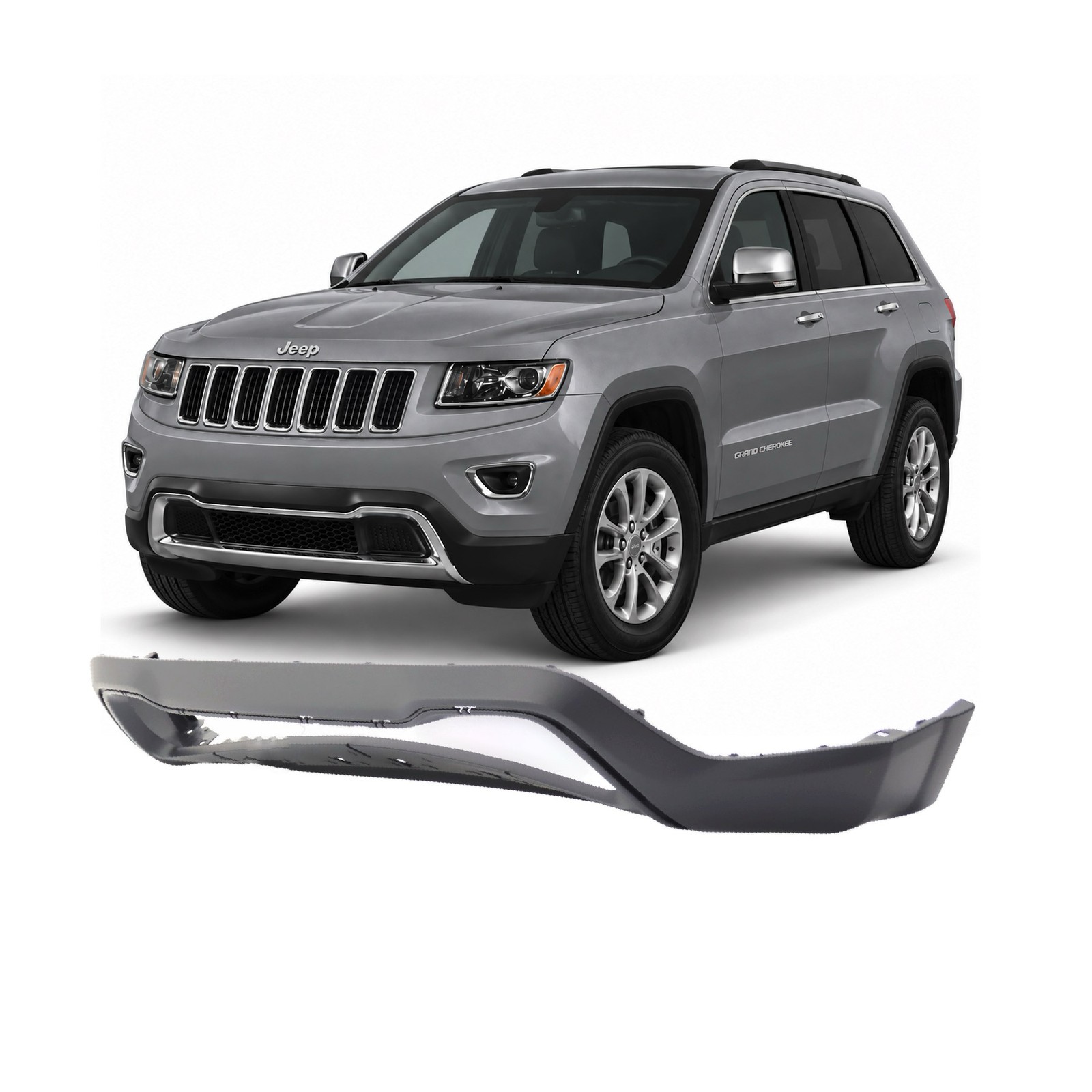 2014-2016 Jeep Grand Cherokee Front Lower Bumper Cover CH1015114 68143076AD