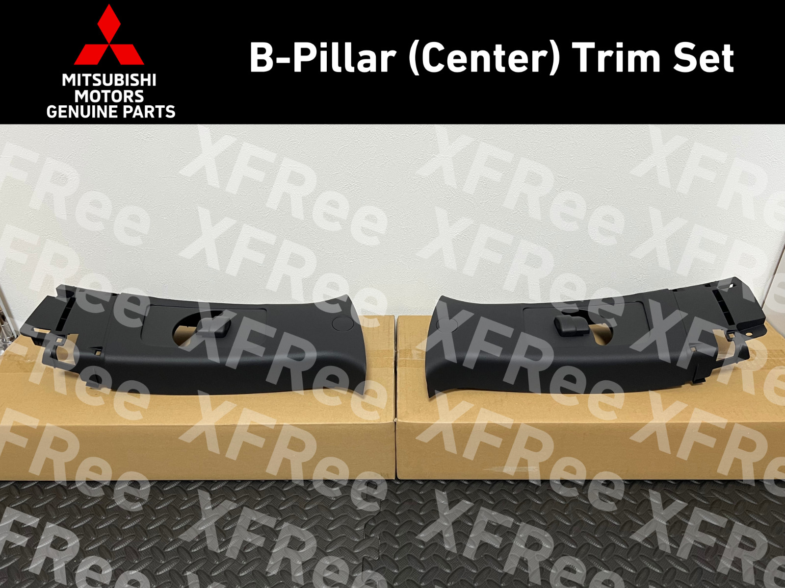 MITSUBISHI Genuine LANCER EVO X CZ4A B-Pillar (Center) Trim Right & Left Set OEM MITSUBISHI Genuine LANCER EVO X CZ4A B-Pillar (Center) Trim Right & Left Set OEM
