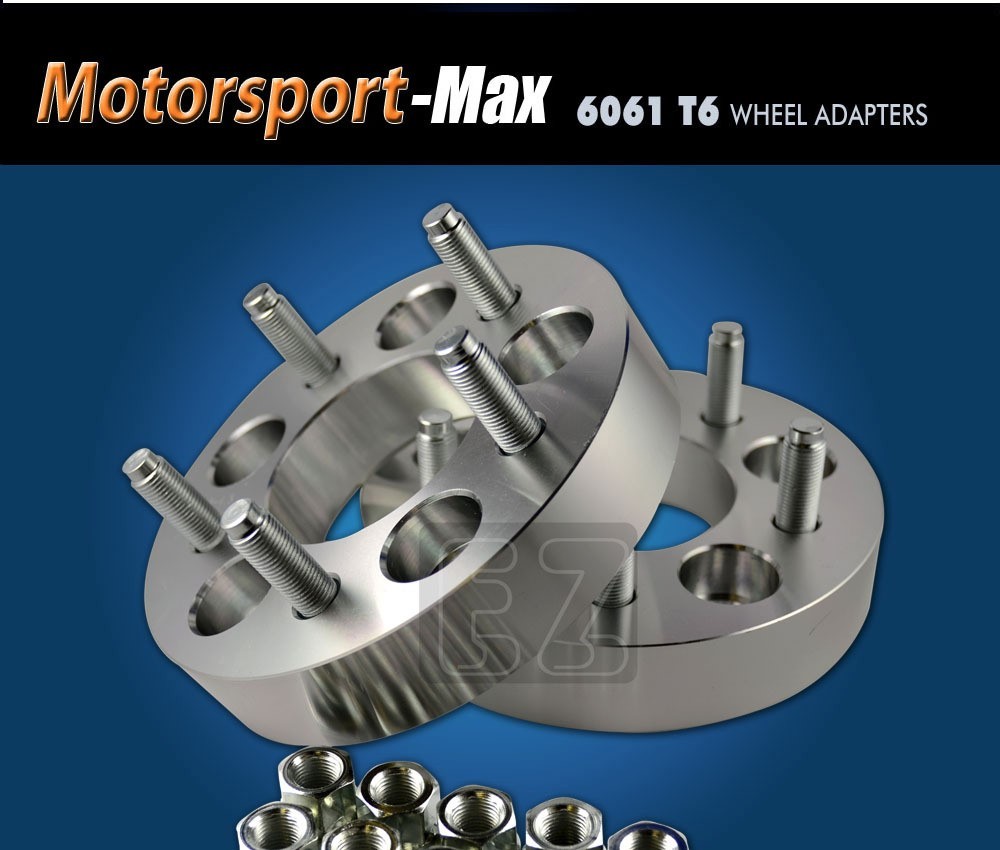 2 Wheel Adapters 5x4.5 To 5x130 Spacers Fit Porsche Wheel on 5x4.5 Pattern Hub