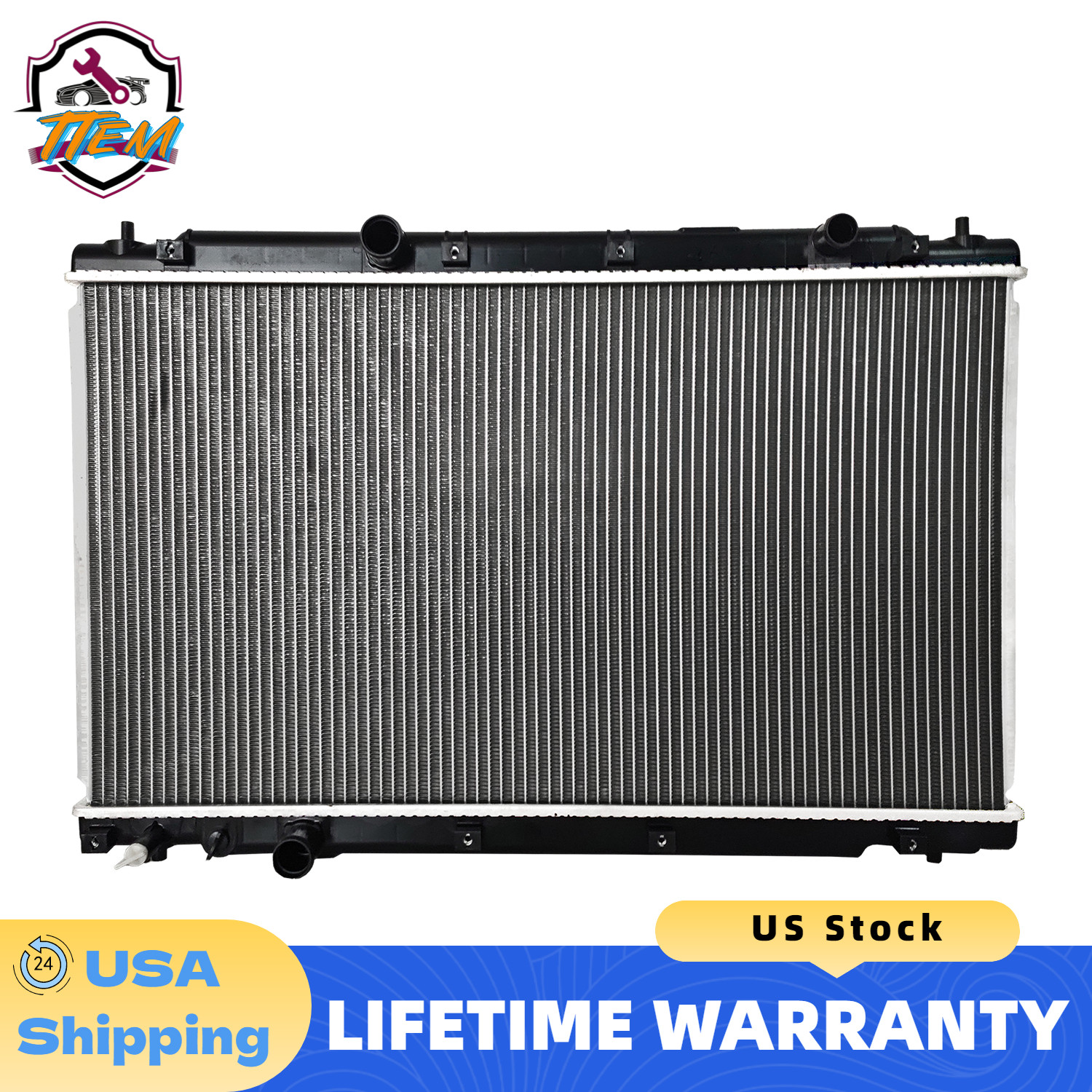 Radiator 13644 Fits 2017 2018 2019 Honda CR-V EX LX L4 2.4L Replacement Aluminum