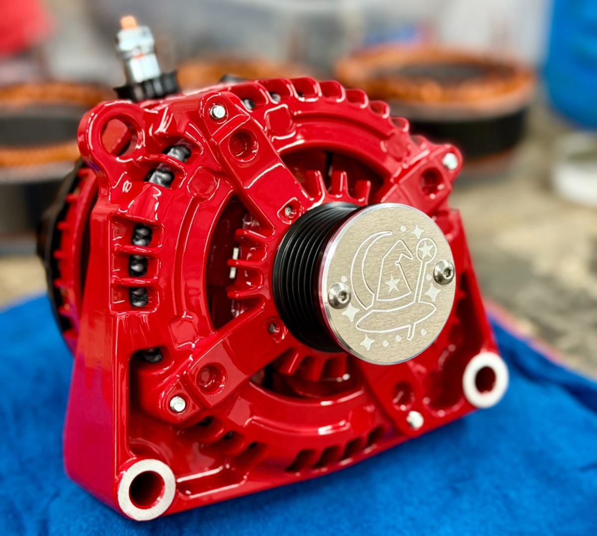 Alt Wizard 340 amp Alternator 05-23 Silverado/Yukon/Escalade/Tahoe - Astatic Red