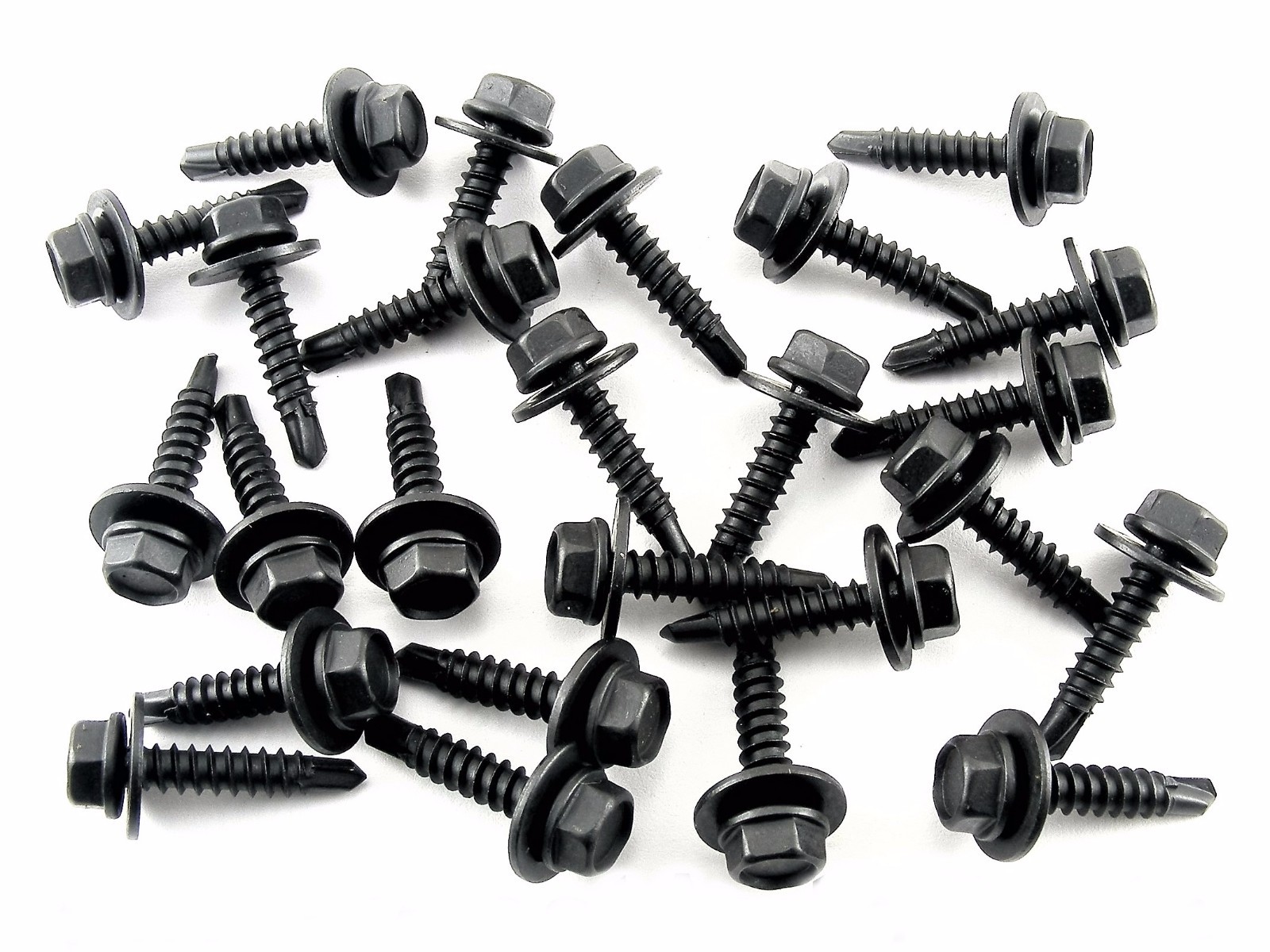 Toyota Self Tap Interior Screws- M4.2 x 20mm- 7mm Hex- 12mm Washer- 25pcs- #226 Toyota Self Tap Interior Screws- M4.2 x 20mm- 7mm Hex- 12mm Washer- 25pcs- #226