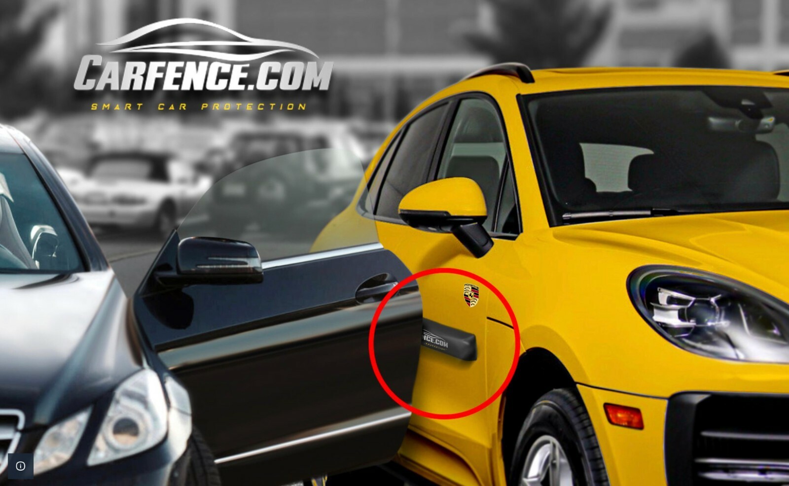 Car door dent protector removable magnetic prevent paint chipping.