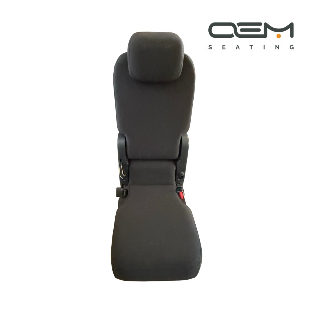 2017-2024 Chrysler Pacifica 2nd Second Row Middle Jump Seat Black Cloth