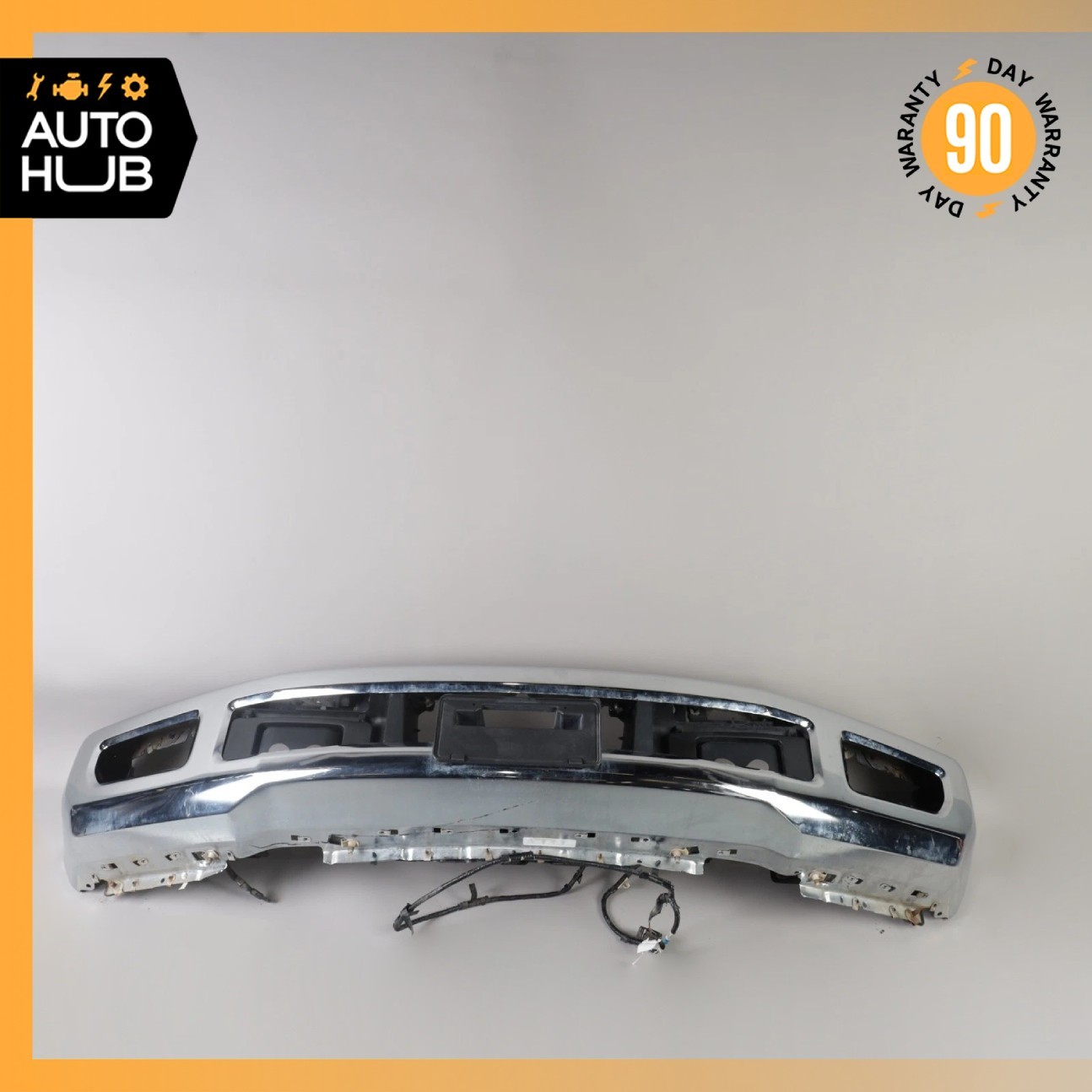 17-19 Ford F250 F350 F550 Front Bumper Cover Assembly Chrome OEM 17-19 Ford F250 F350 F550 Front Bumper Cover Assembly Chrome OEM