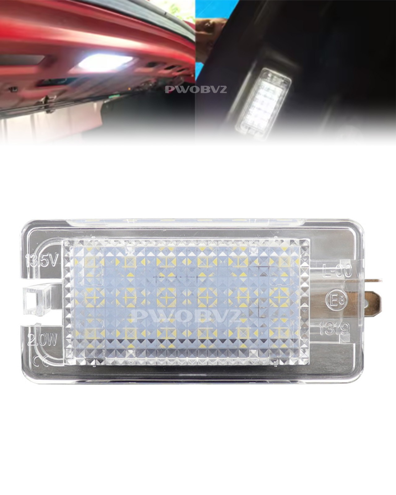 OE-Fit White 18-SMD LED Trunk Cargo Area or Glove Box Light For Hyundai Kia OE-Fit White 18-SMD LED Trunk Cargo Area or Glove Box Light For Hyundai Kia
