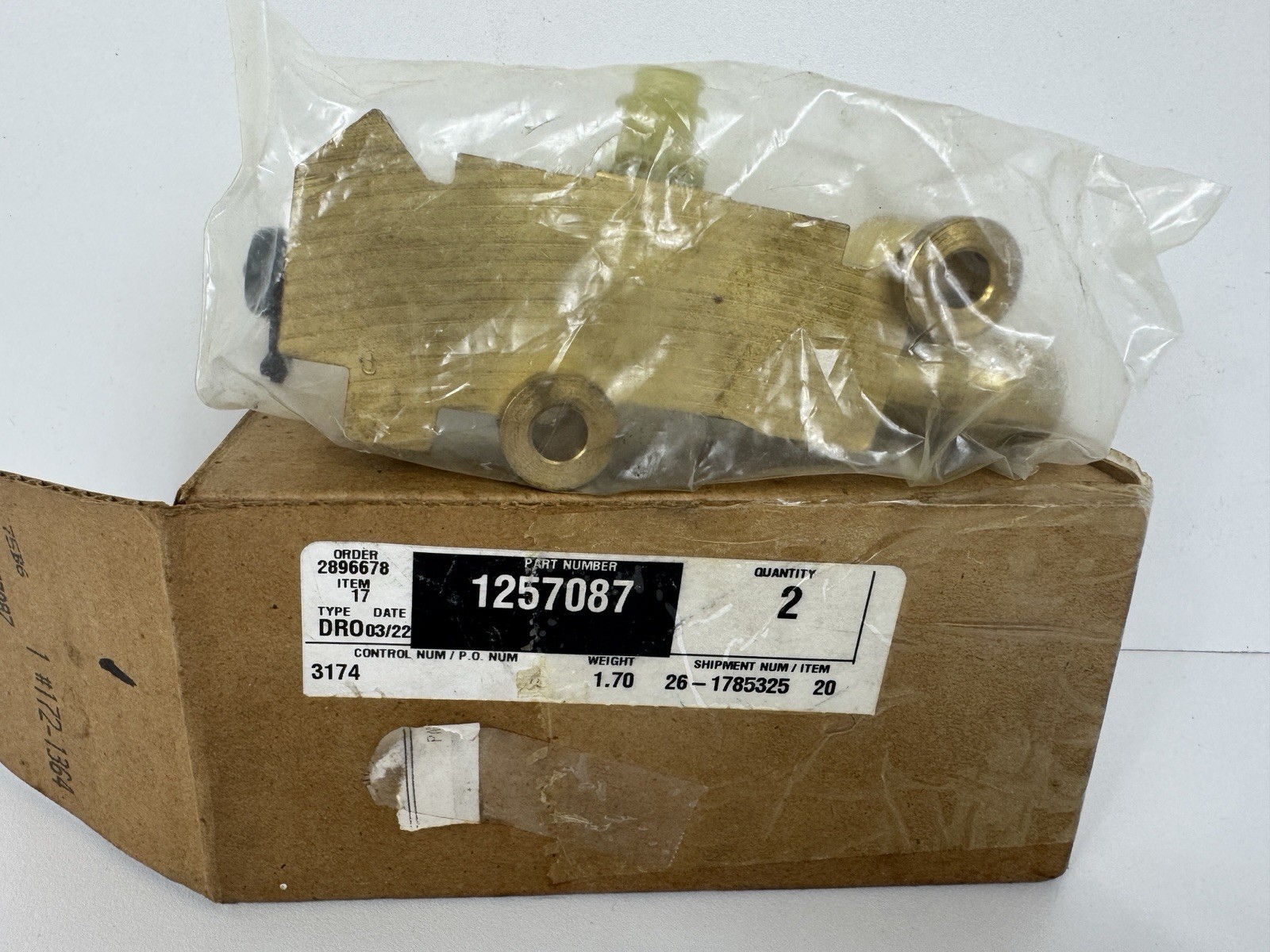 OEM GM Delco 1257087 Brake Proportioning Combination Valve NOS