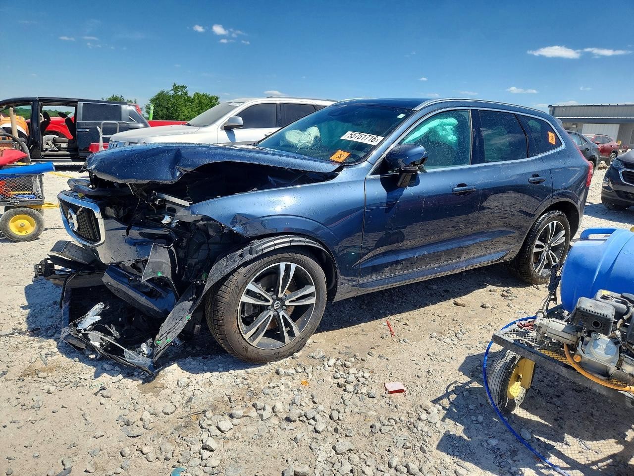 Front Door OEM Left Driver Side Complete Blue 723 2018-2025 Volvo XC60