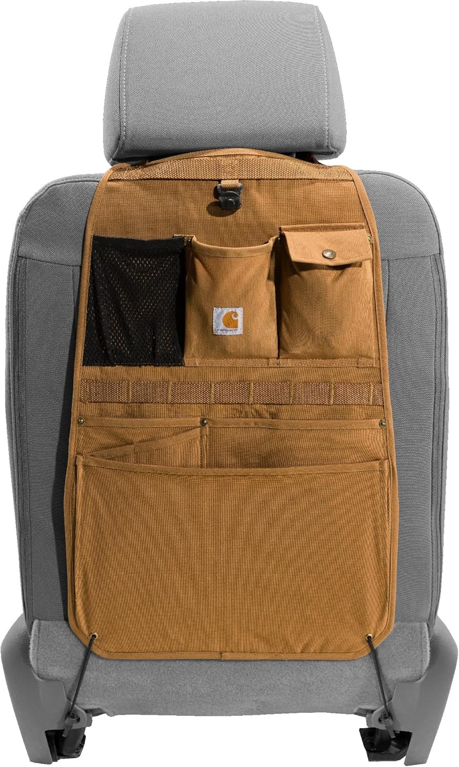 Carhartt Universal Nylon Duck Seat Organizer Brown Carhartt Universal Nylon Duck Seat Organizer Brown