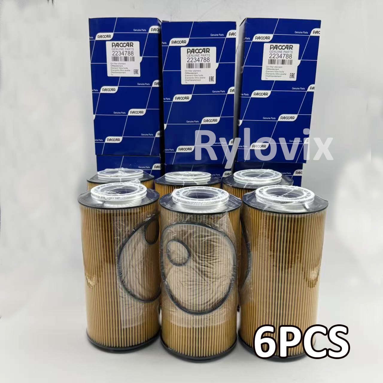 NEW 6Pcs Oil Filter For KENWORTH PETERBILT Truck MX13 2047411PE 2234788PE