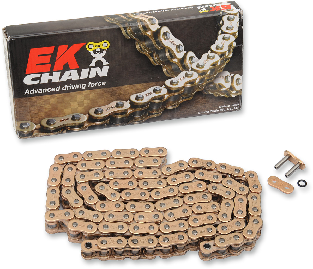 EK - 520 ZVX3 Sportbike Chain For 150 Links Gold | 520ZVX3-150G EK - 520 ZVX3 Sportbike Chain For 150 Links Gold | 520ZVX3-150G