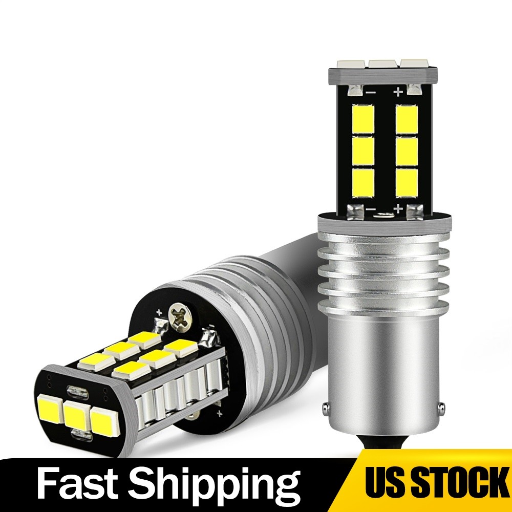 2/4X 1156 LED Bulbs Super Bright BA15S 1141 7506 1003 P21W 1156A Canbus Ready