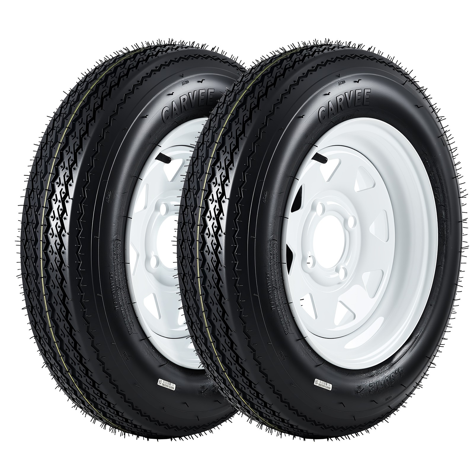 2 Pack 4.80-12 Trailer Tires with 12\ 2 Pack 4.80-12 Trailer Tires with 12\