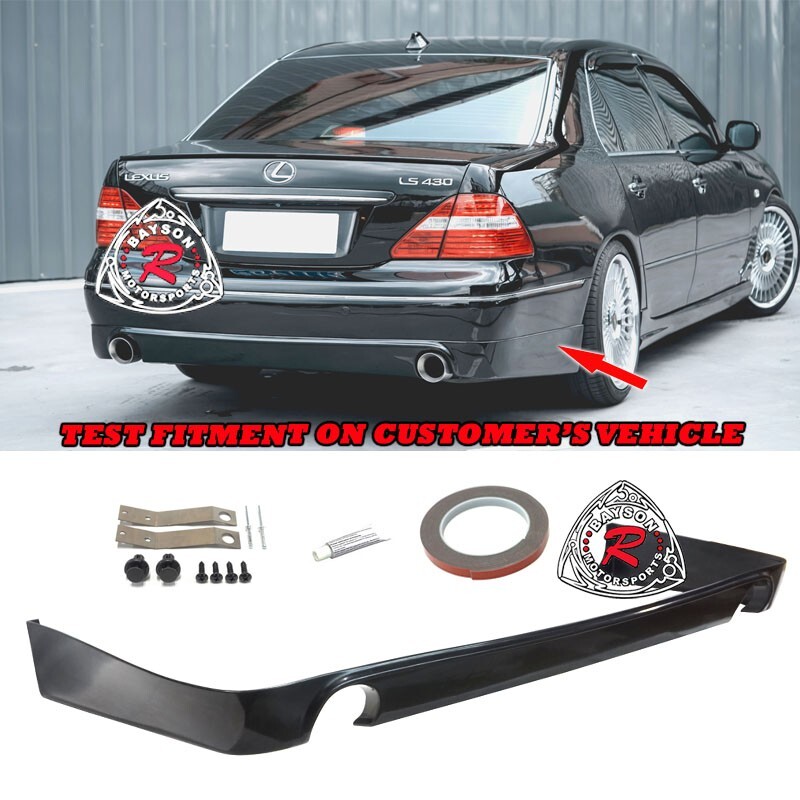 Fits 04-06 Lexus LS430 C-Style Rear Lip (Polyurethane) Fits 04-06 Lexus LS430 C-Style Rear Lip (Polyurethane)