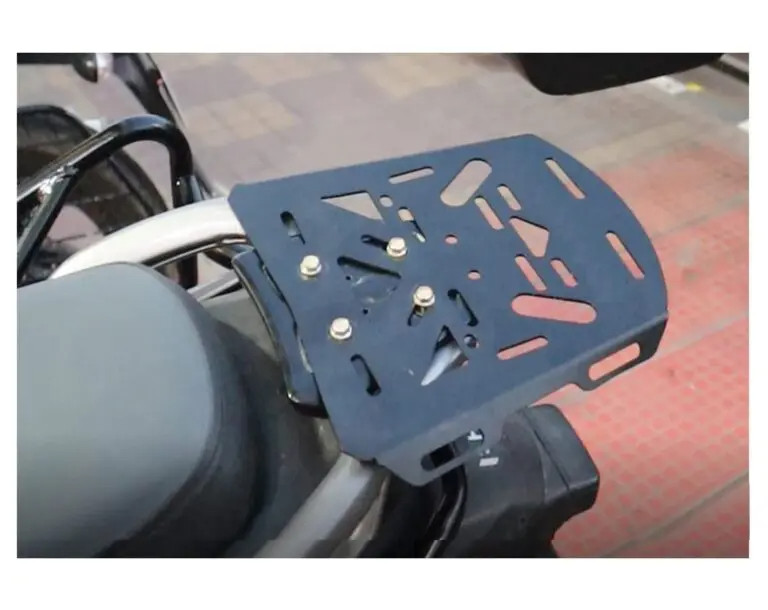 Universal Motorcycle Rear Luggage Carrier Back Rack Mild Metal Bike Top Rack