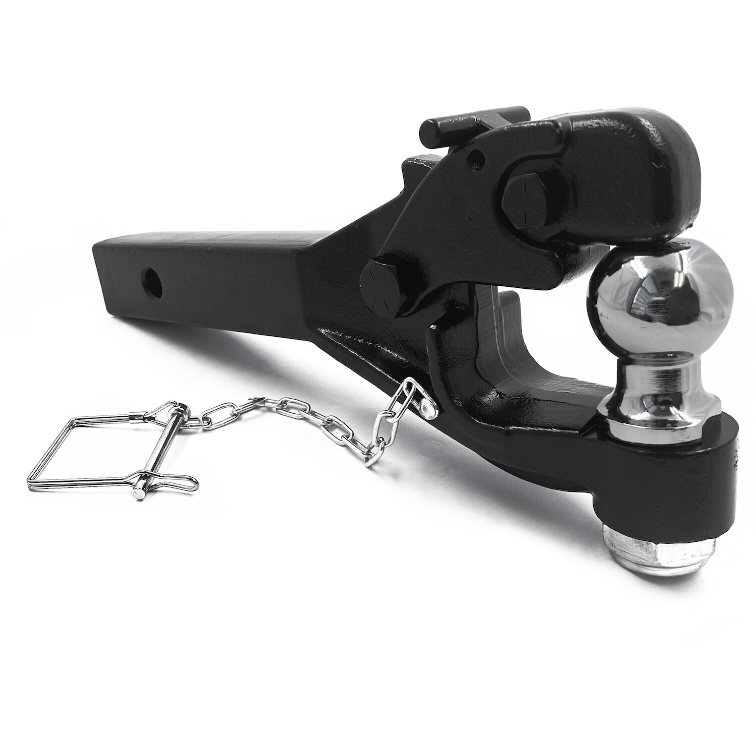 8T / 17000lbs Receiver Mount Combination Pintle Hitch w/ 2