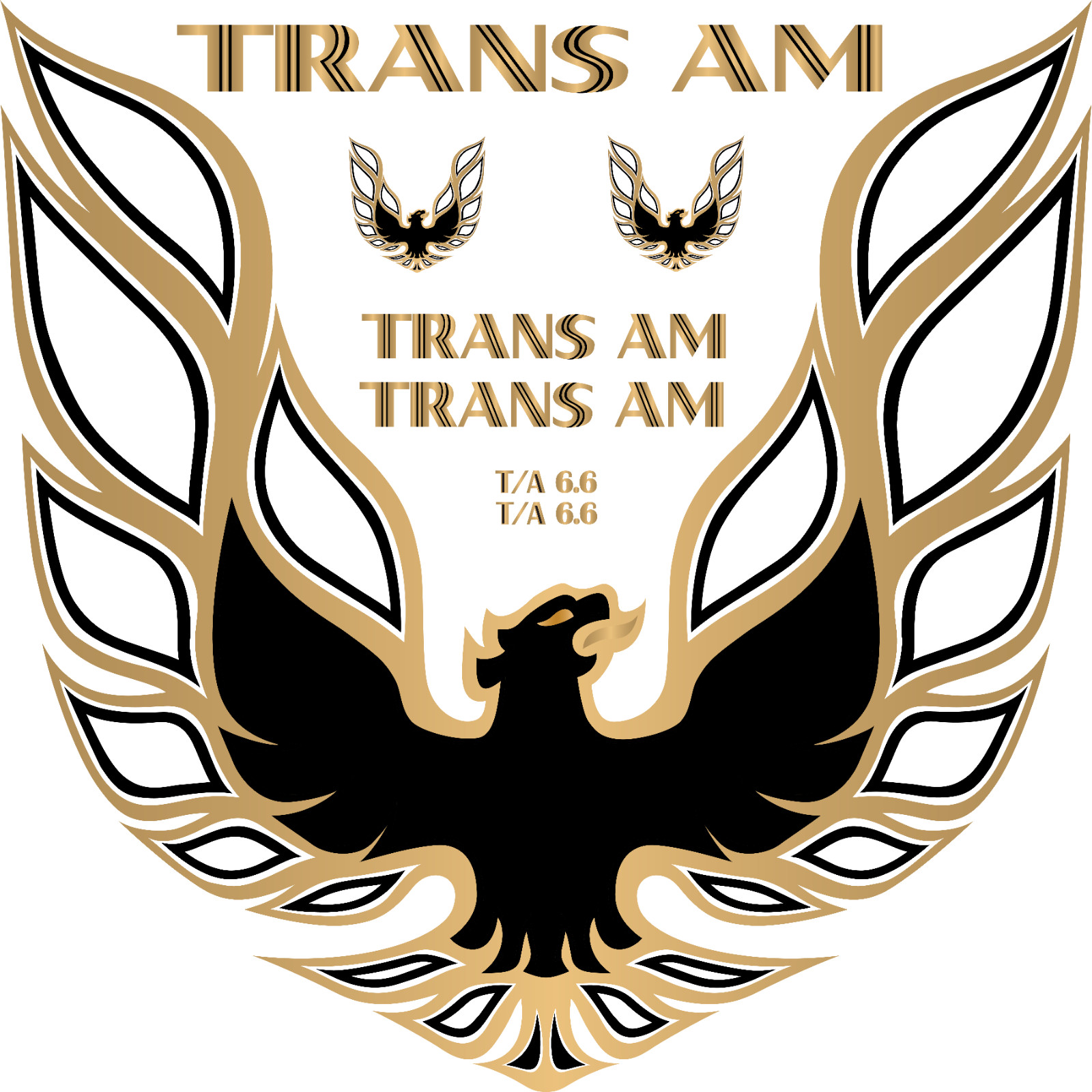 Firebird Trans AM Vintage Retro American Muscle Car Vinyl Sticker Decal Hood Firebird Trans AM Vintage Retro American Muscle Car Vinyl Sticker Decal Hood
