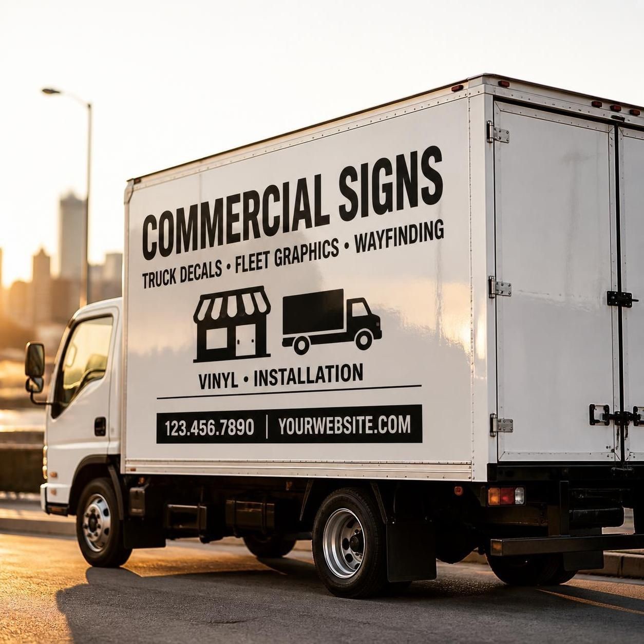 Custom Commercial Automotive Decals for your vehicle. Message for customization Custom Commercial Automotive Decals for your vehicle. Message for customization