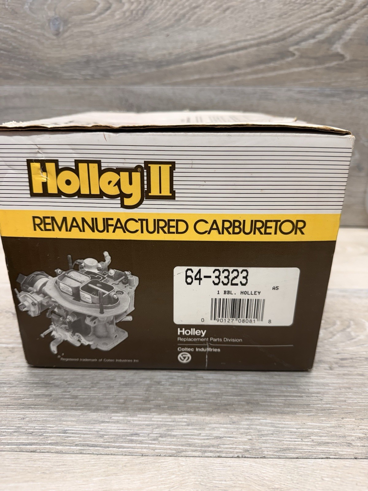 NOS Holley 64-3323 Carburetor Sealed Chevy C10 Truck Nova Camaro 230 250 1 Barel