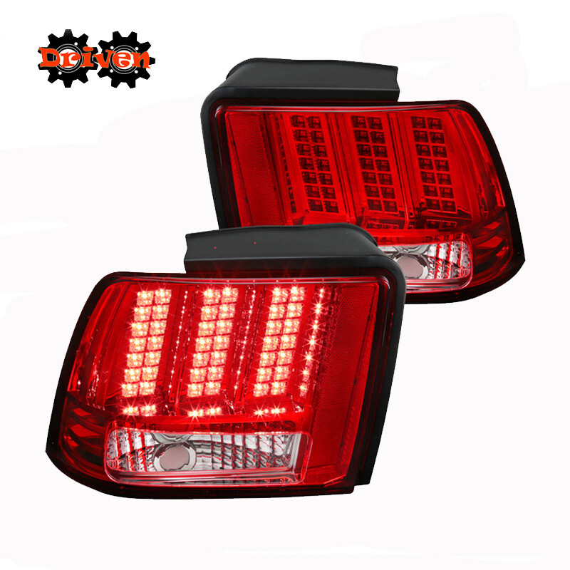 Ford Mustang 99-04 GT Base V6 V8 Saleen Sequential LED Tail Lights Red