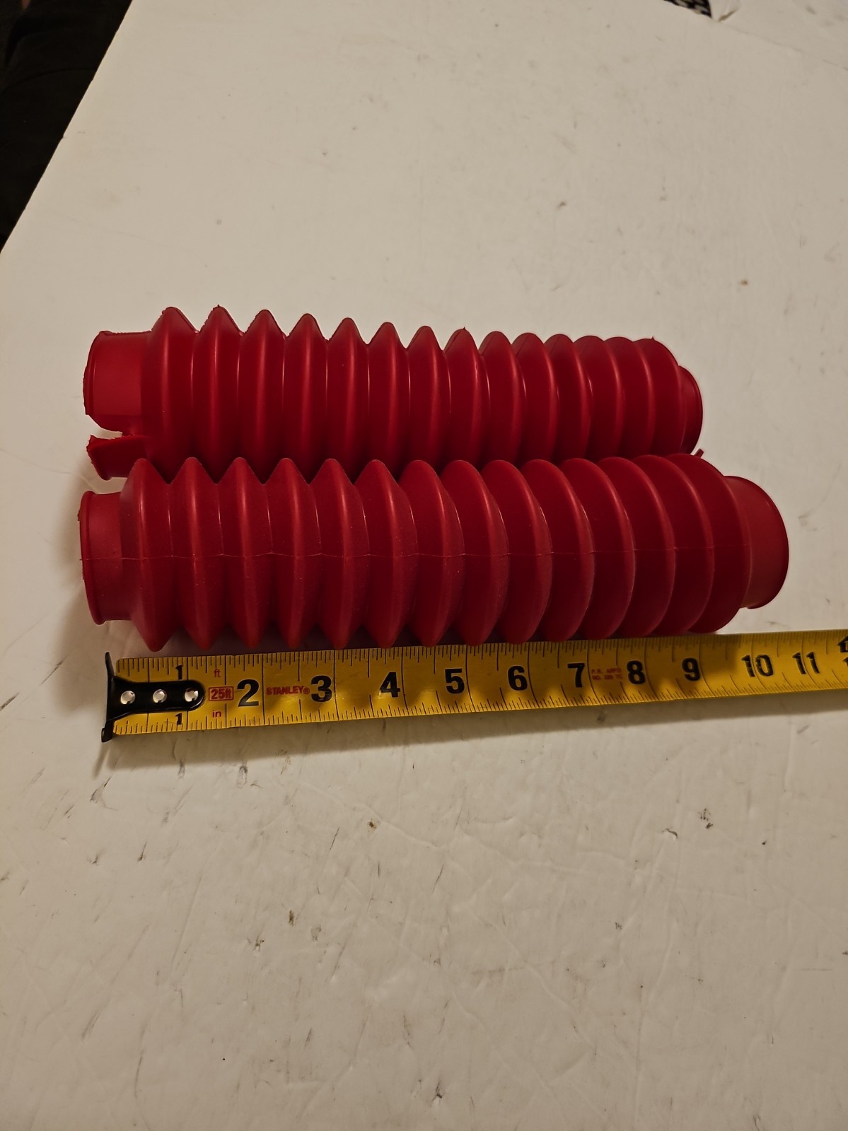 Lot Of 2) Rancho Universal Fit Suspension Shock Absorber Bellows 8-9 Lot Of 2) Rancho Universal Fit Suspension Shock Absorber Bellows 8-9
