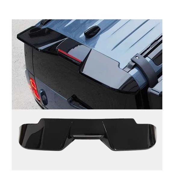 For 2020-2025 Land Rover Defender Glossy Black Car Roof Spoiler Wing Lip Trim For 2020-2025 Land Rover Defender Glossy Black Car Roof Spoiler Wing Lip Trim