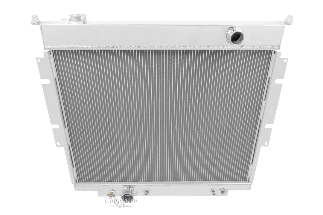 1983-1994 F-Series Pickups w/ Diesel Engines Alum 3 Row KR Champion Radiator