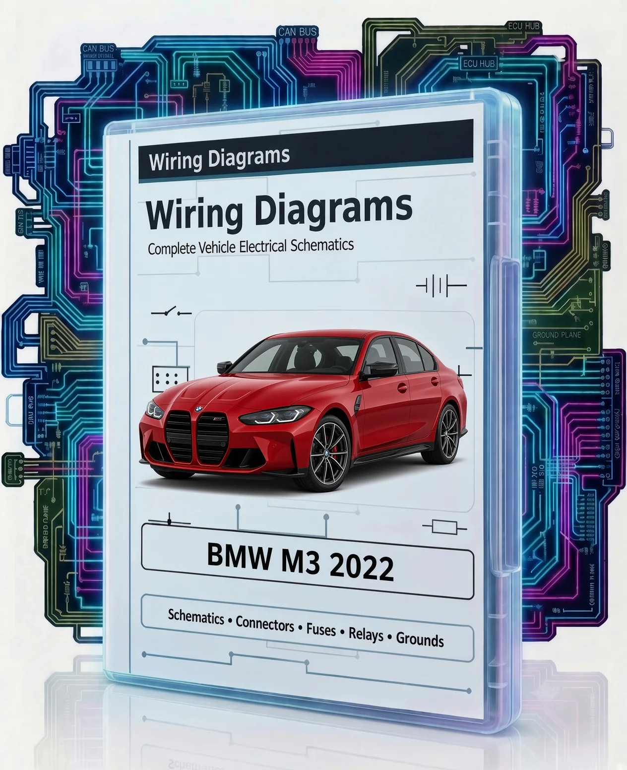 2022 BMW M3 G80 M3 M3 Competition Electrical Wiring Diagrams PDF on USB