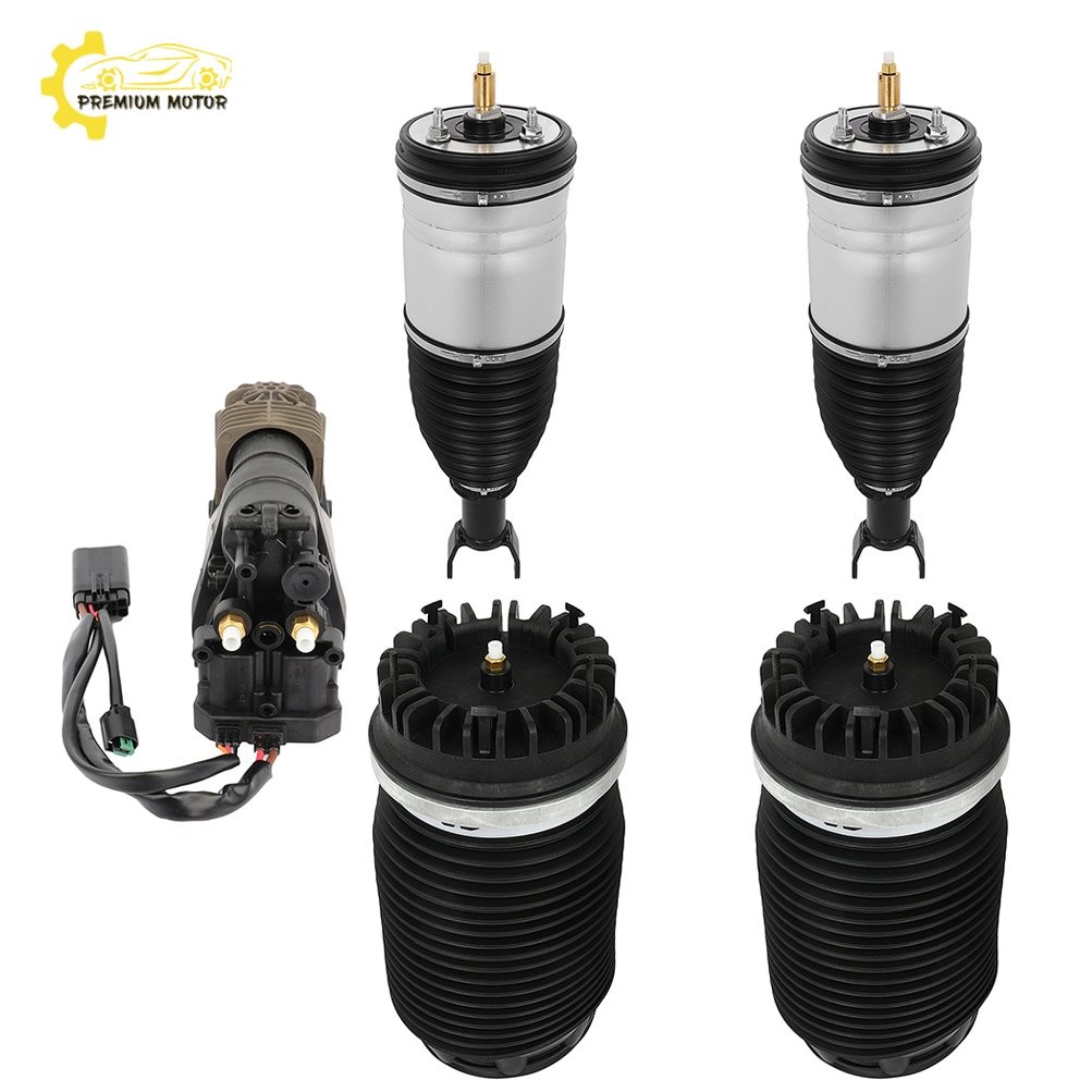 For 2013-2018 Dodge Ram 1500 5PCS Front Rear Air Suspension Struts Compressor