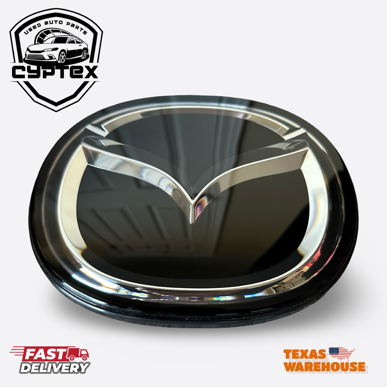 Mazda-3 2019-2025 Front Grille Radar Compatible Emblem Logo 2.5L BCKB51730A Mazda-3 2019-2025 Front Grille Radar Compatible Emblem Logo 2.5L BCKB51730A