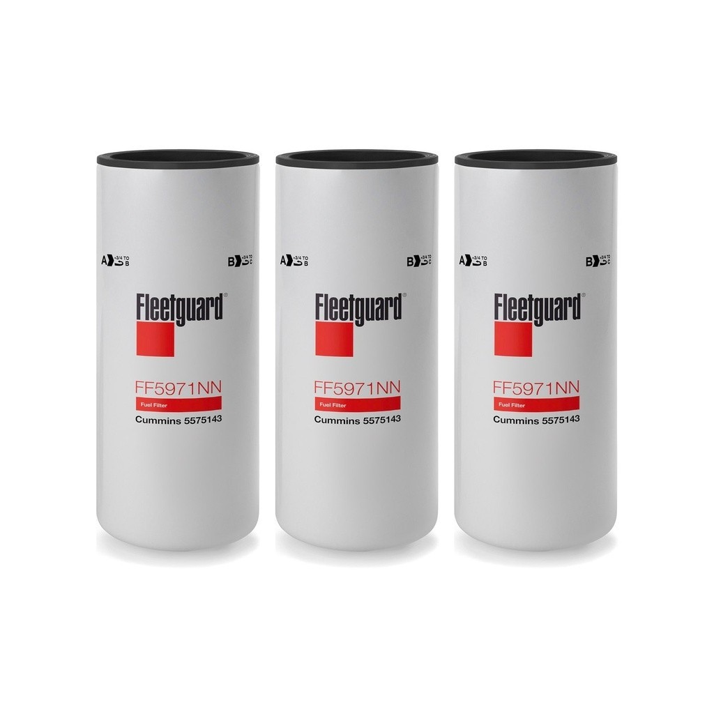 (3x) Fleetguard FF5971NN fuel filter Cummins X12,X15 5575143, DBF5811,BF46248, (3x) Fleetguard FF5971NN fuel filter Cummins X12,X15 5575143, DBF5811,BF46248,