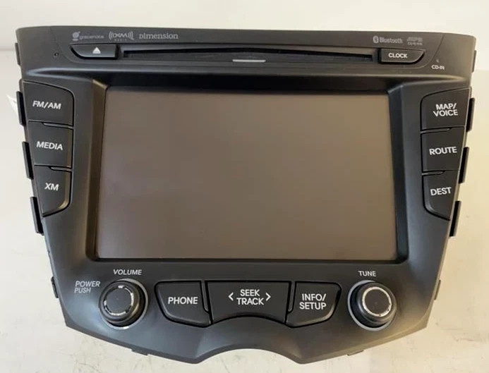 2012-2015 Hyundai Veloster Radio Receiver Display Screen Navigation Assembly OEM