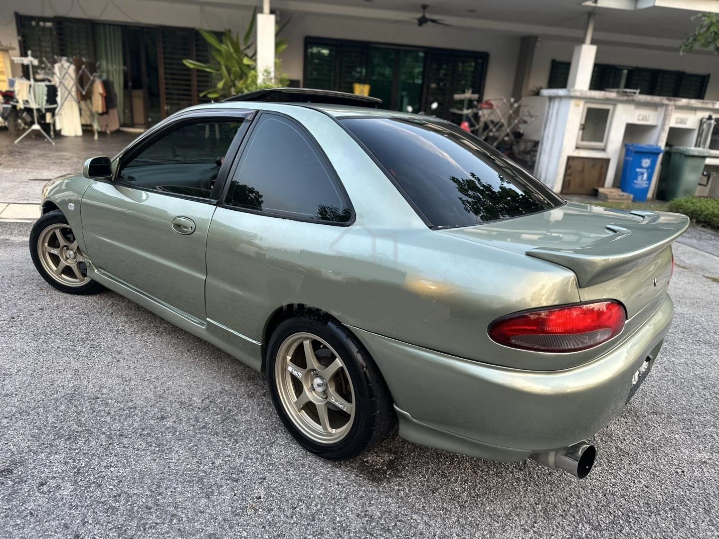 for JDM Mitsubishi Mirage asti COUPE Cyborg R BATMAN FLUSH Mivec Spoiler CA1A