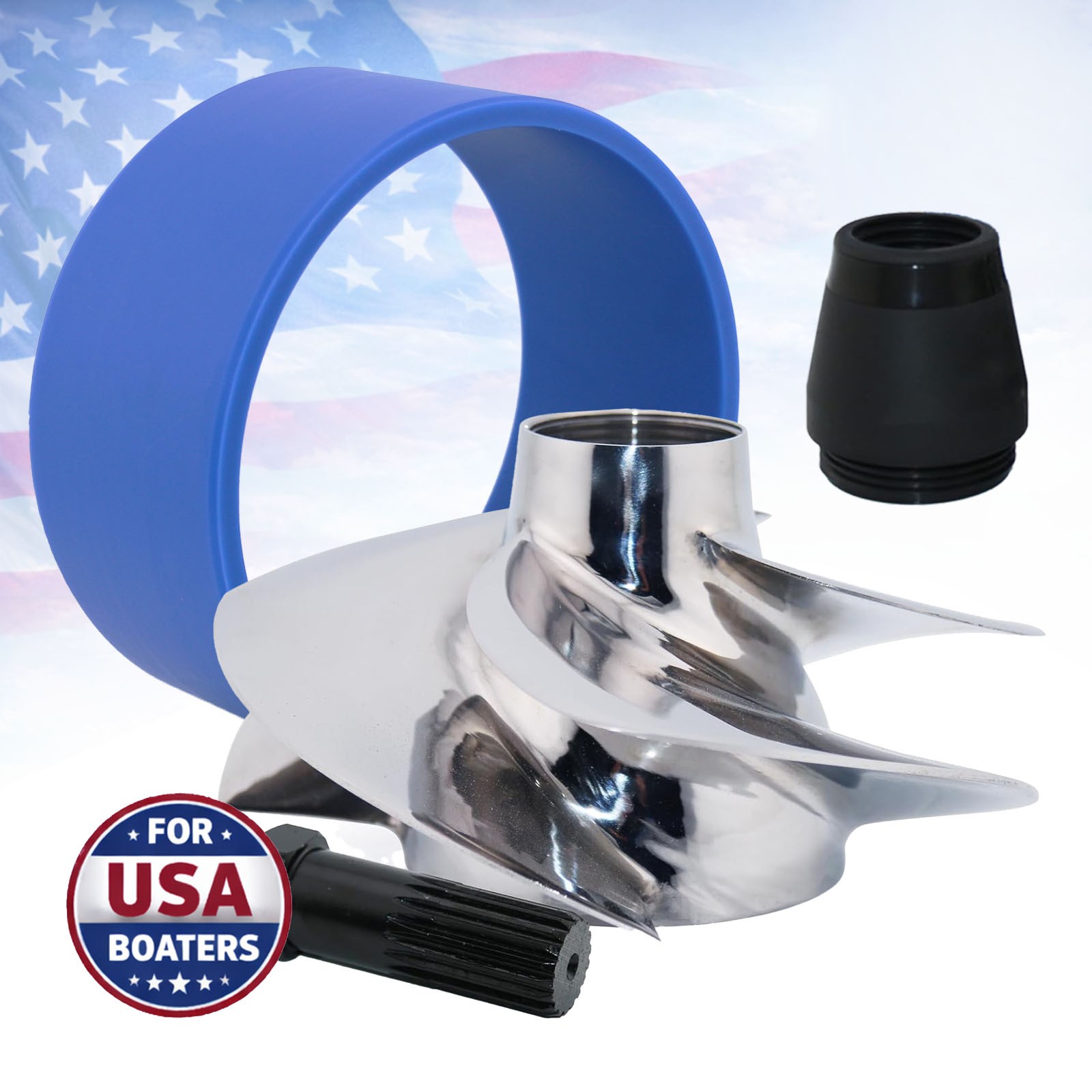 Jet Ski Impeller for SeaDoo GTI 130 170 EXPLORER Pro 170 SR-CD-10/18A+Wear Ring Jet Ski Impeller for SeaDoo GTI 130 170 EXPLORER Pro 170 SR-CD-10/18A+Wear Ring
