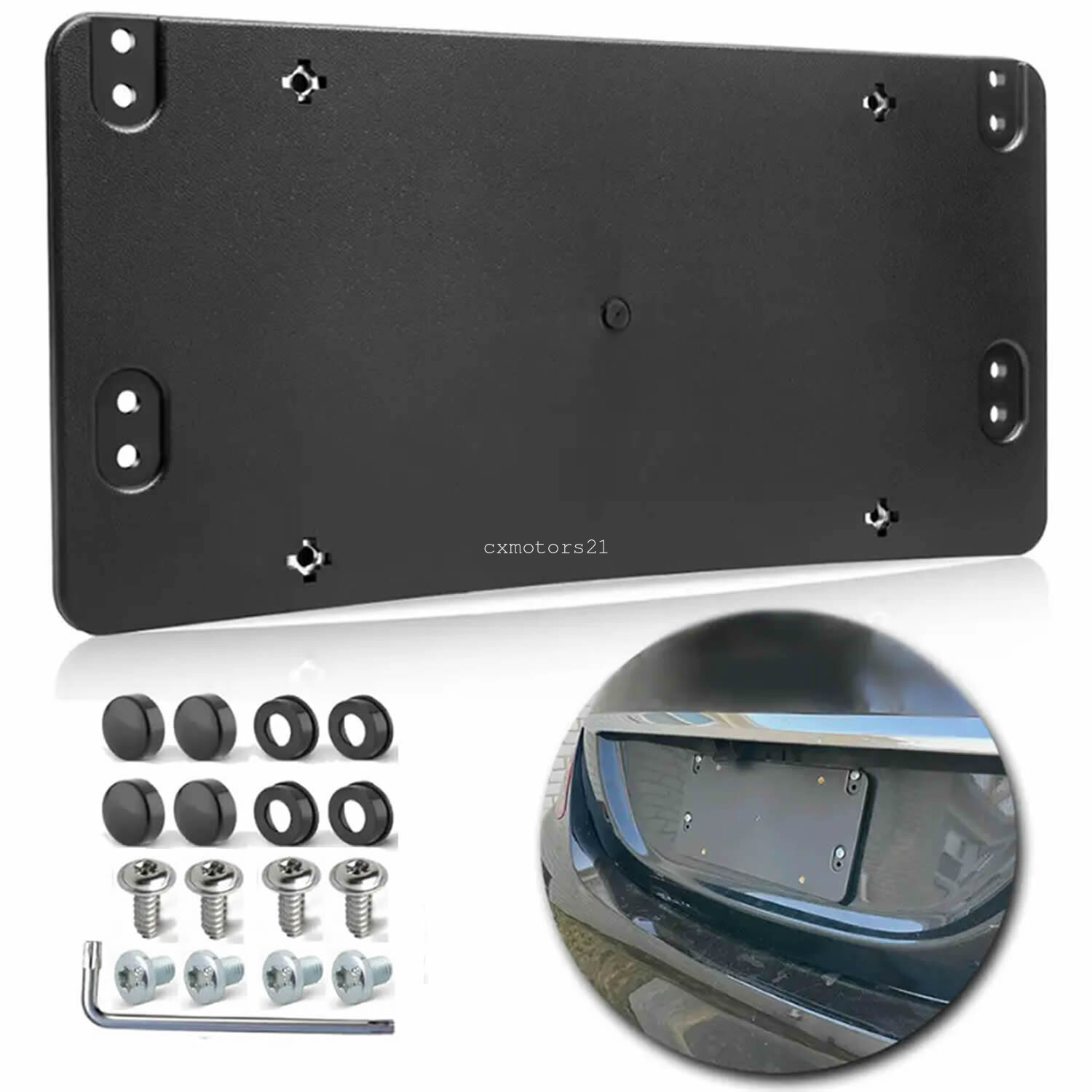 Rear License Plate Mount Bracket for Mercedes-Benz C-Class C200 250 300 C63 AMG