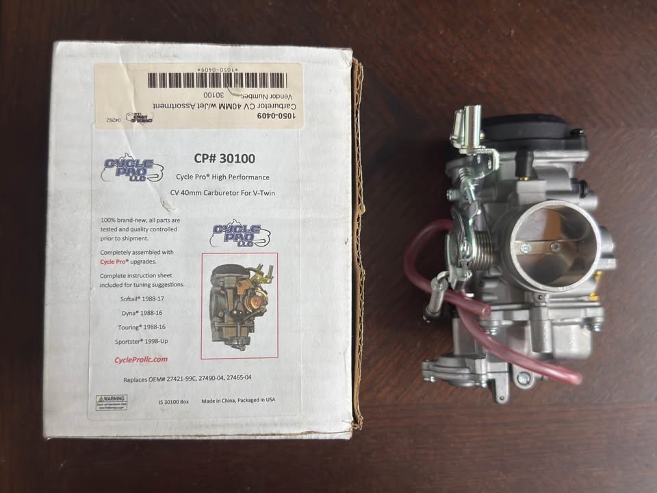 Cycle Pro High Performance CV 40mm Carburetor - 30100 (Brand new) Cycle Pro High Performance CV 40mm Carburetor - 30100 (Brand new)