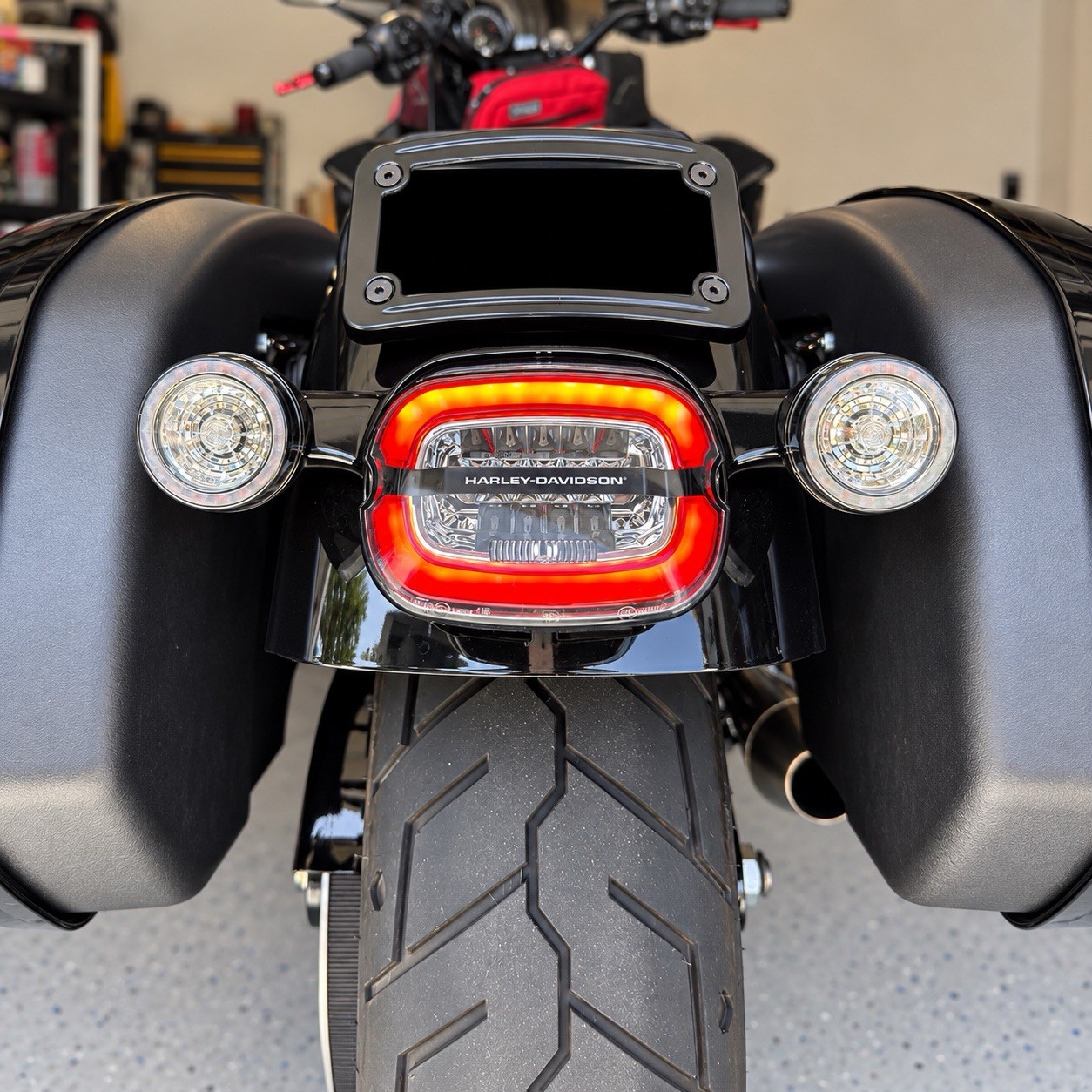 2025 Harley-Davidson Low Rider ST OEM Rear Turn Signals + Taillight Assembly 2025 Harley-Davidson Low Rider ST OEM Rear Turn Signals + Taillight Assembly