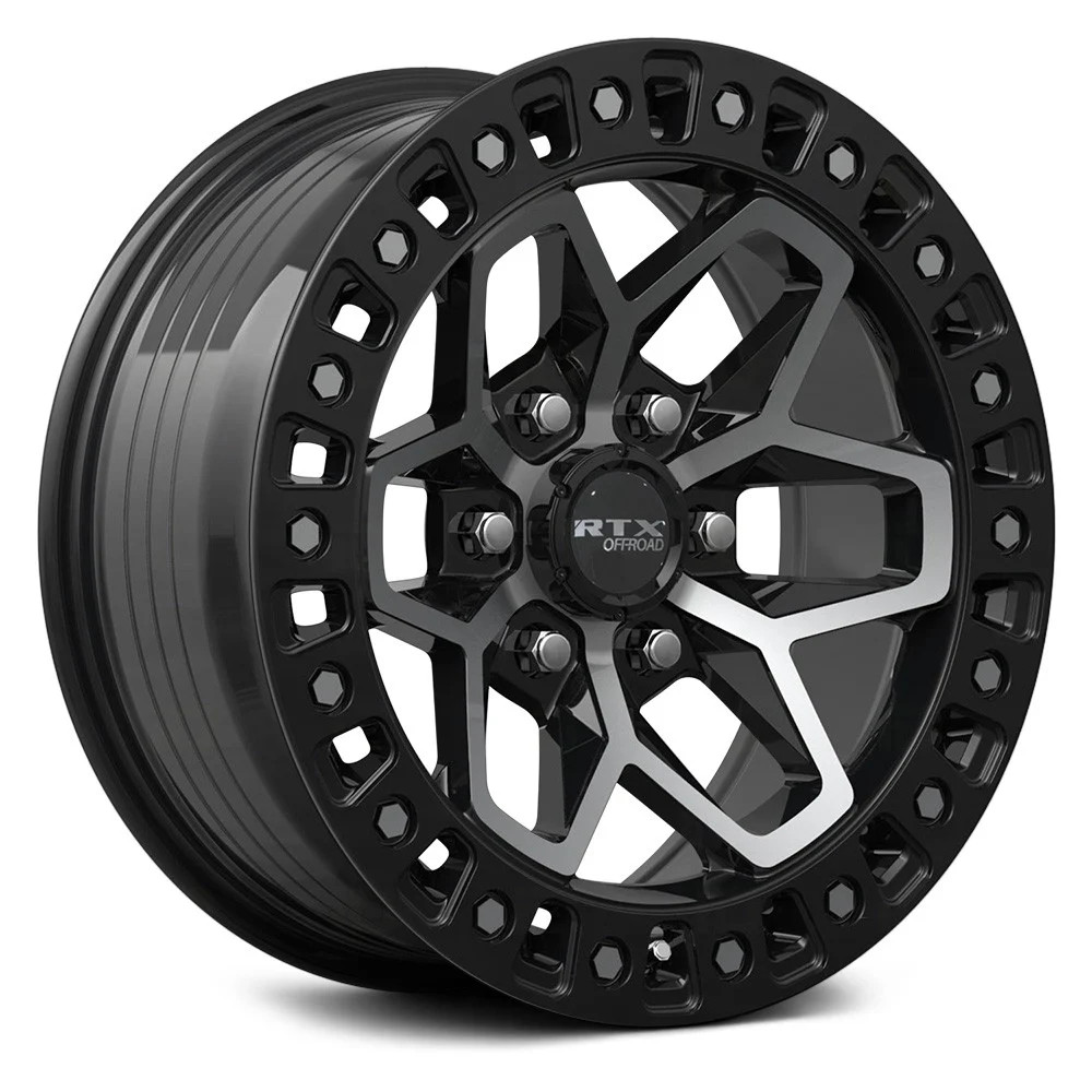 RTX ZION Wheel 17x9 (0, 5x127, 71.5) Black Single Rim
