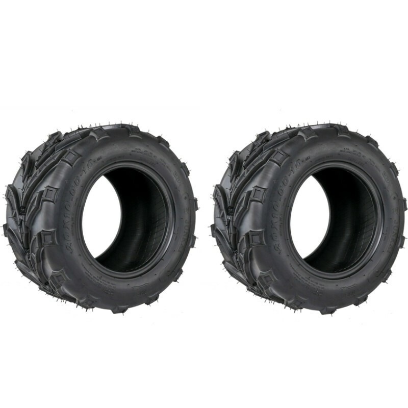 2PC 20x10-10 ATV Tires 20x10x10 20x10.00-10 Tire Lawn Mower Go Kart All Terrin 2PC 20x10-10 ATV Tires 20x10x10 20x10.00-10 Tire Lawn Mower Go Kart All Terrin