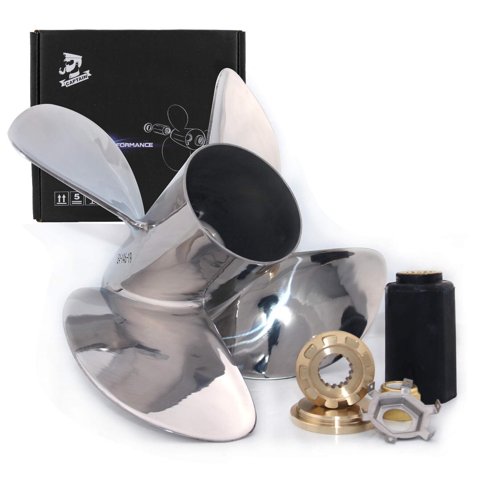 for Mercury 4 Blades Propeller 17