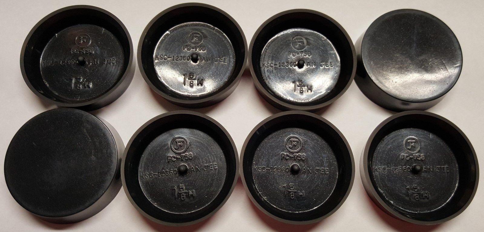Lot 8 Rubber Wheel Cylinder Cup 1-5/8\