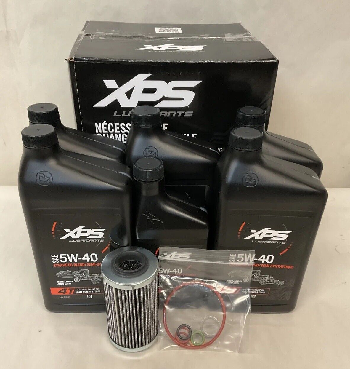 XPS Lubricants Spyder Rotax 1330 Ace Engine Oil Change Kit OEM #9779249 / M1395J