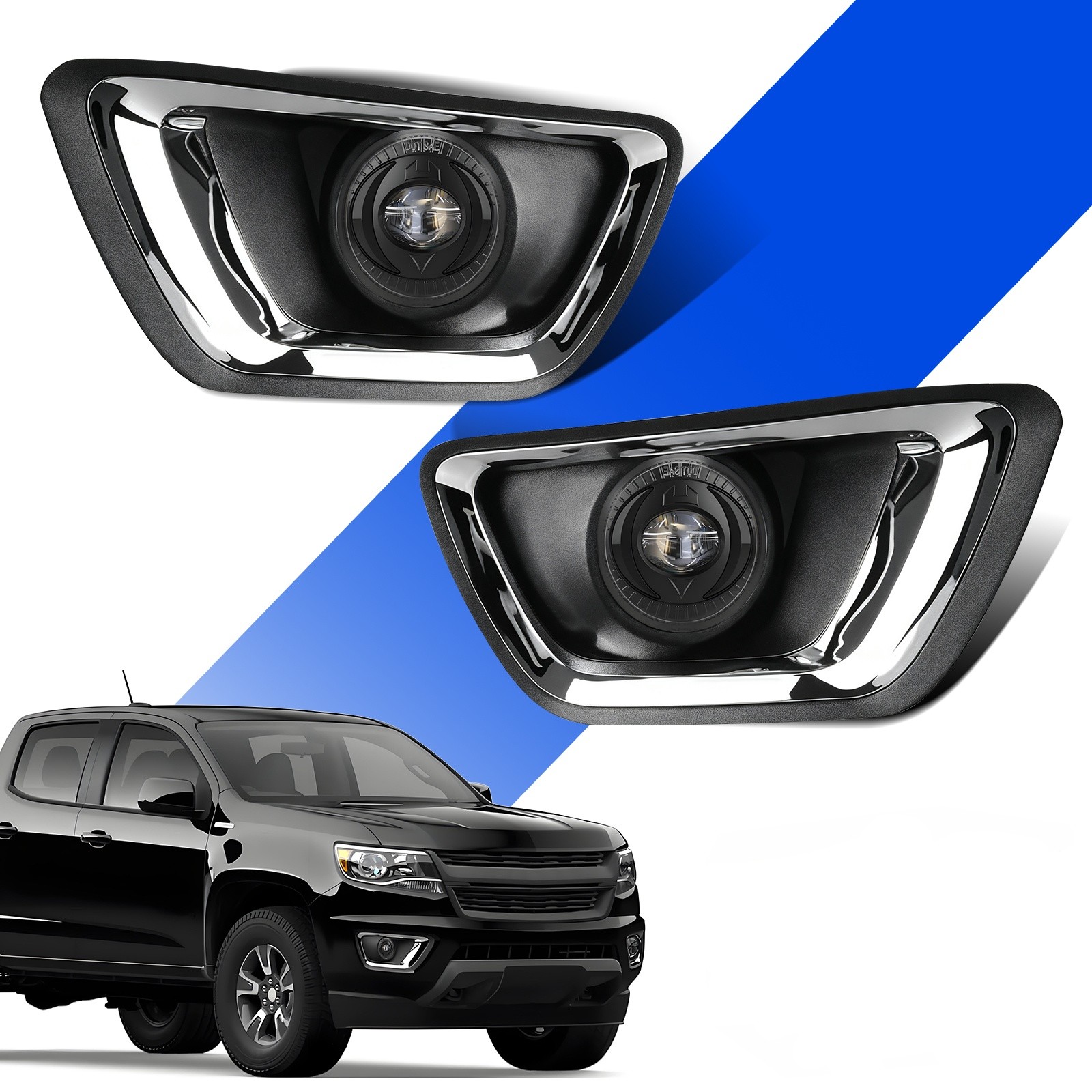 LED Fog Lights For Chevy Colorado 15 16 17 18 19 20 Bumper Lamps LED Fog Lights For Chevy Colorado 15 16 17 18 19 20 Bumper Lamps
