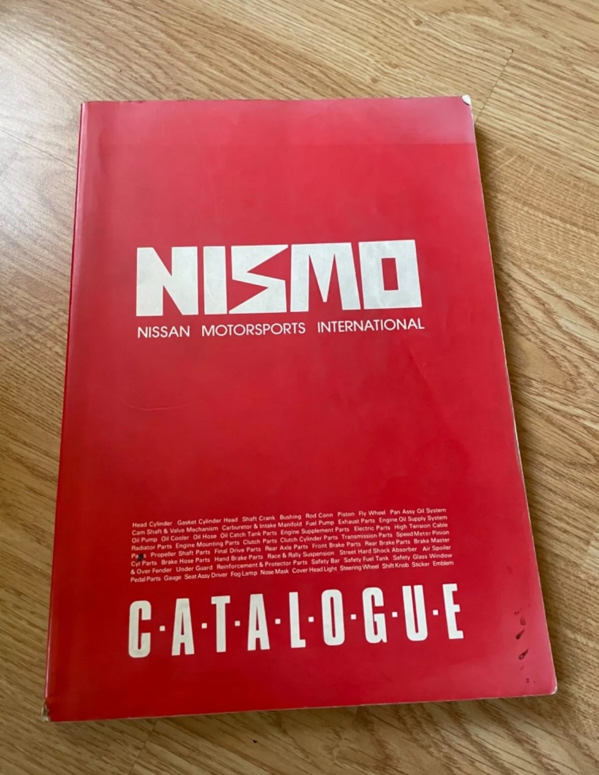 Nismo Old Logo 1995 Catalogue Rare 270R S13 S14 R32 R33 GTR WHEEL CAP Silvia Z32