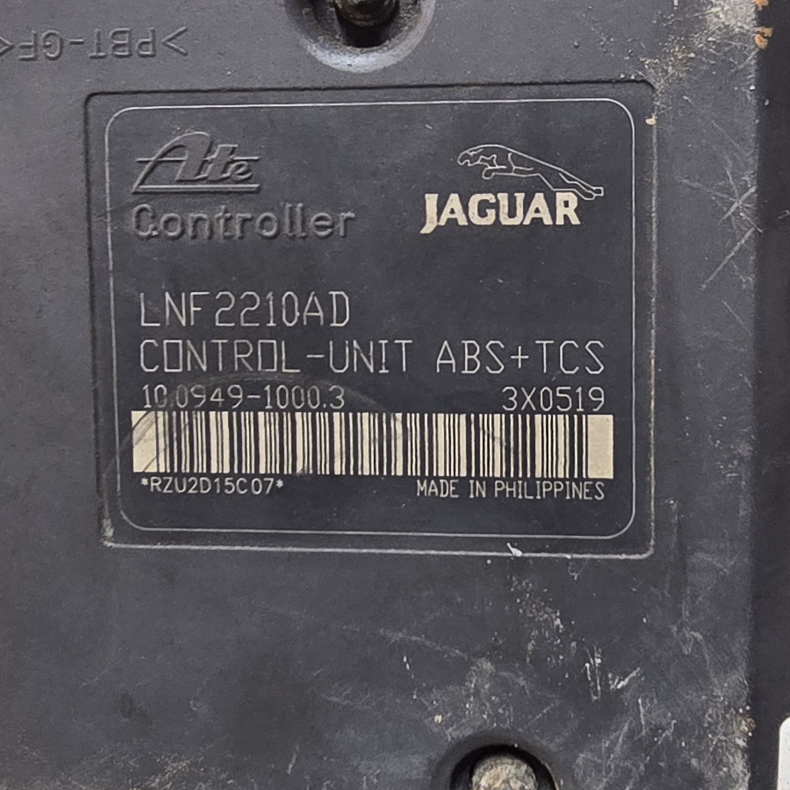 00-03 JAGUAR LNF2210AD MNF5920AD XJR XKR ABS MODULE PUMP TRACTION CONTROL 00-03 JAGUAR LNF2210AD MNF5920AD XJR XKR ABS MODULE PUMP TRACTION CONTROL