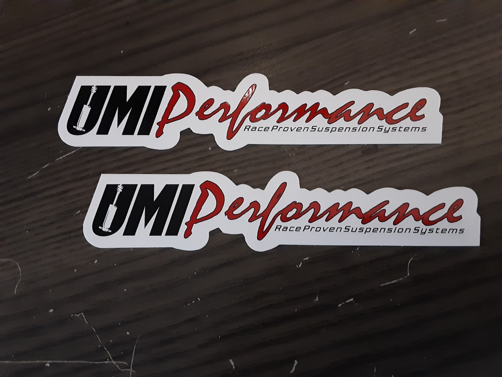 Lot of 2 Small UMI Suspension Racing Decals Stickers Street NHRA Nascar 5\