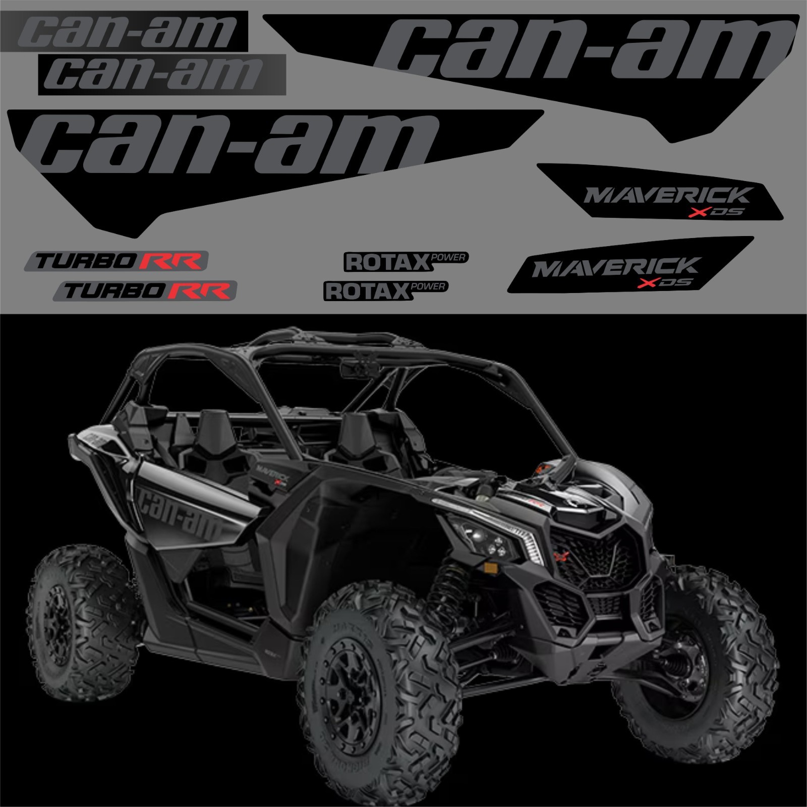 UTV Graphics Decals Stickers for canam maverick xds turbo rr 2up UTV Graphics Decals Stickers for canam maverick xds turbo rr 2up