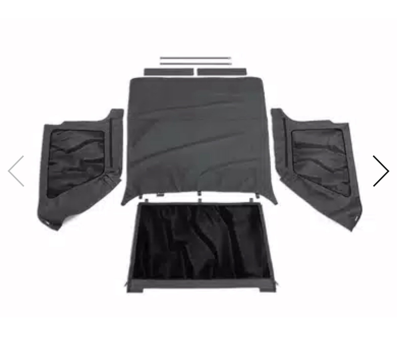 Rampage 109735 Frameless Soft Top Sailcloth Blk Diamond for 97-06 Wrangler TJ Rampage 109735 Frameless Soft Top Sailcloth Blk Diamond for 97-06 Wrangler TJ