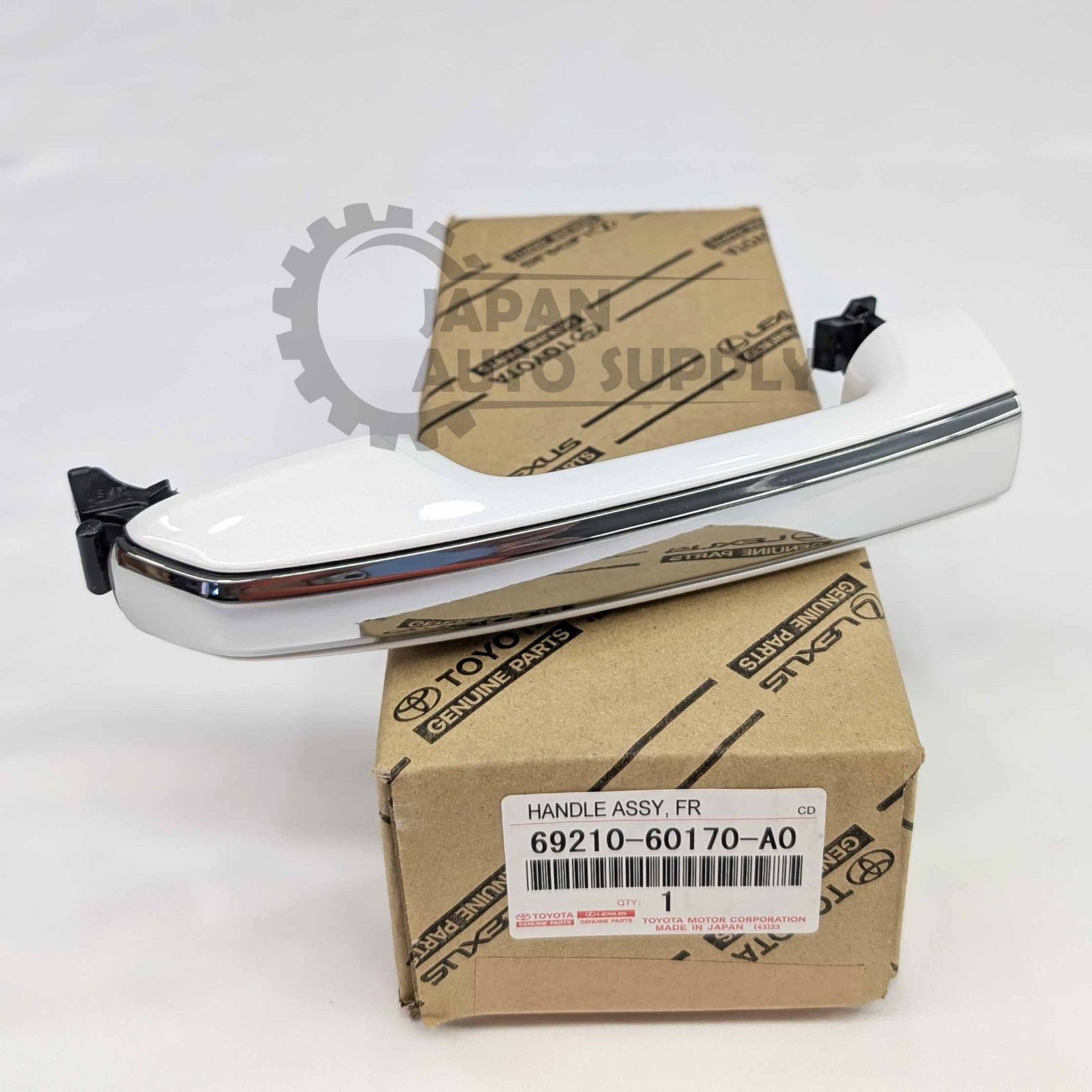 OEM GENUINE LEXUS 10-19 GX460 WHITE 077 OUTER REAR DOOR HANDLE 69210-60170-A0 OEM GENUINE LEXUS 10-19 GX460 WHITE 077 OUTER REAR DOOR HANDLE 69210-60170-A0