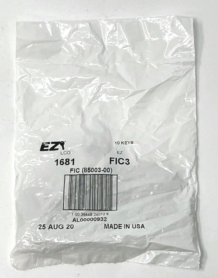 FIC3 Lot 10 KEY BLANKS Keys For Fic RV & Trailer ILCO 1681 / FIC3 FIC3 Lot 10 KEY BLANKS Keys For Fic RV & Trailer ILCO 1681 / FIC3